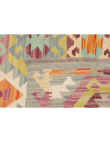 Hand Made Rug Kilim Afghanistan 99x200 Mint Blu