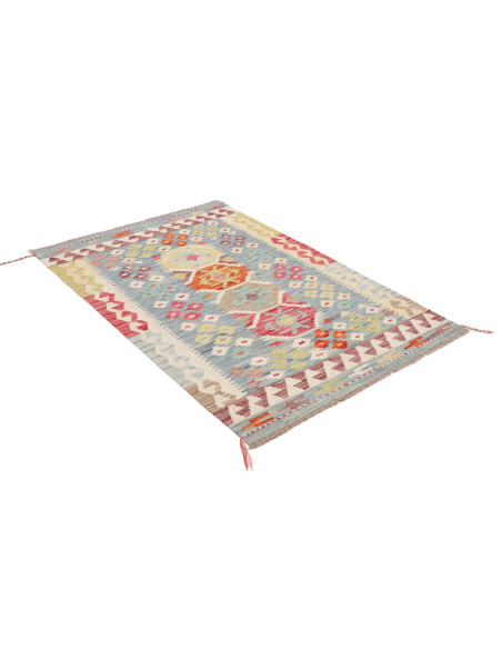 Hand Made Rug Kilim Afghanistan 100x147 Sky Blu