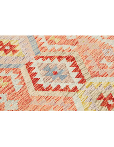 Hand Made Rug Kilim Afghanistan 89x147 Terracot