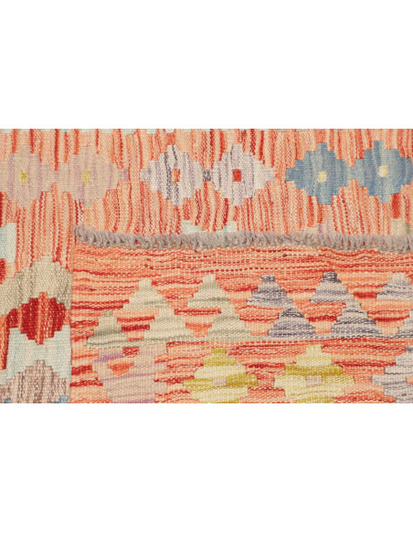 Hand Made Rug Kilim Afghanistan 89x147 Terracot