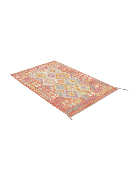 Hand Made Rug Kilim Afghanistan 87x132 Peach Or