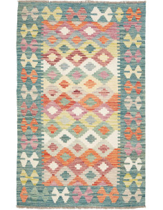Hand Made Rug Kilim Afghanistan 94x156 Petrol B