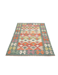 Tappeto Originale Kilim Afghanistan 94x156 Blu 2