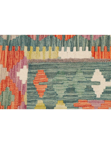 Hand Made Rug Kilim Afghanistan 94x156 Petrol B