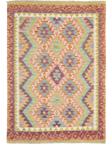 Tappeto Originale Kilim Afghanistan 100x146 Tur