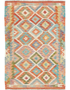 Hand Made Rug Kilim Afghanistan 102x152 Turquoi
