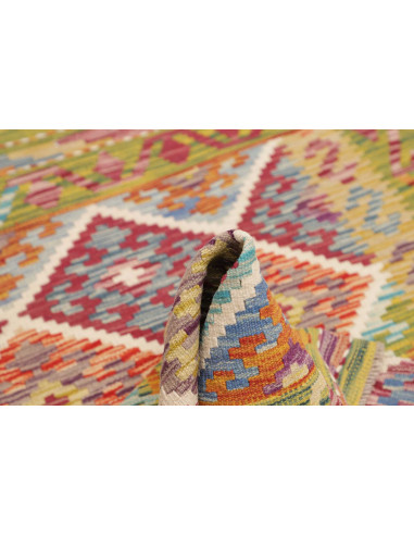Hand Made Rug Kilim Afghanistan 105x151 Green M