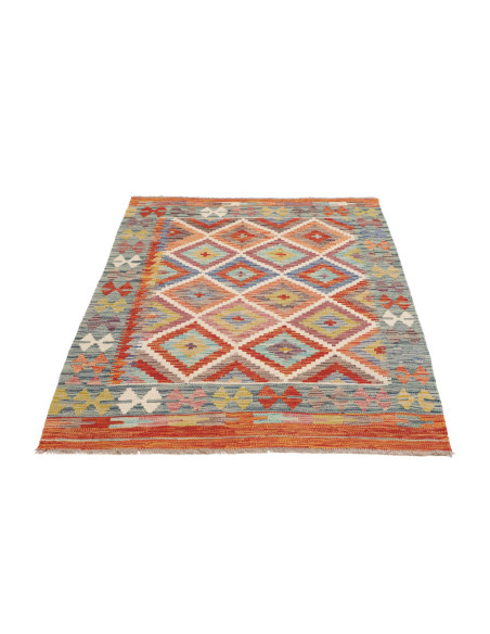 Tappeto Originale Kilim Afghanistan 105x151 Blu