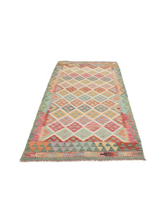 Hand Made Rug Kilim Afghanistan 102x216 Pastel 2