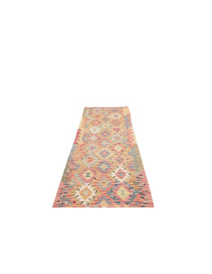 Hand Made Rug Kilim Afghanistan 87x298 Beige Re 2