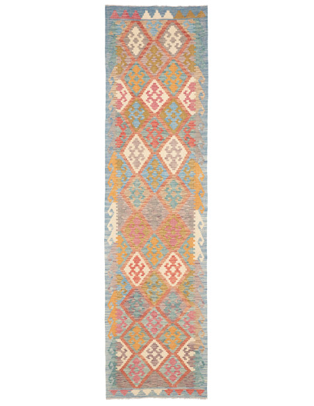 Tappeto Originale Kilim Afghanistan 77x296 Azzu