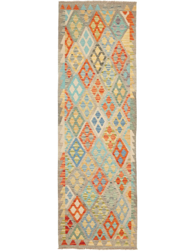 Hand Made Rug Kilim Afghanistan 75x240 Grey Mul