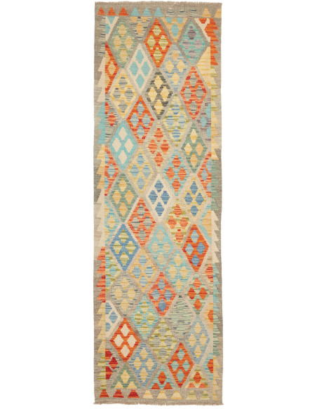 Tappeto Originale Kilim Afghanistan 75x240 Grig