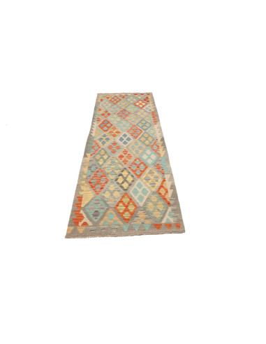 Hand Made Rug Kilim Afghanistan 75x240 Grey Mul