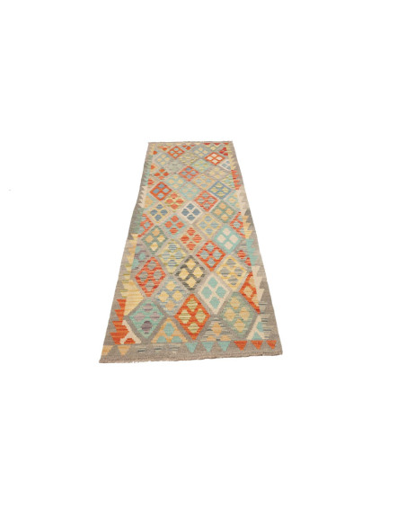 Hand Made Rug Kilim Afghanistan 75x240 Grey Mul