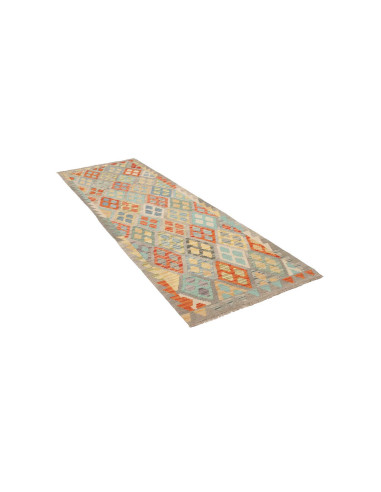 Hand Made Rug Kilim Afghanistan 75x240 Grey Mul