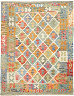 Hand Made Rug Kilim Afghanistan 153x194 Orange