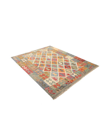 Hand Made Rug Kilim Afghanistan 153x194 Orange