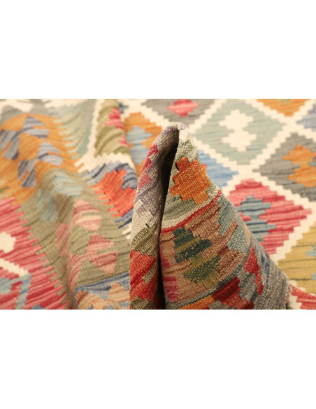 Hand Made Rug Kilim Afghanistan 153x194 Orange