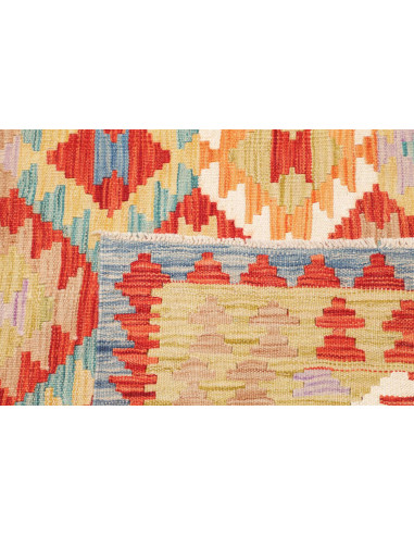 Hand Made Rug Kilim Afghanistan 180x244 Red Ora