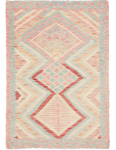 Hand Made Rug Kilim Afghanistan 98x139 Pastel P
