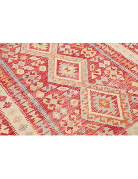 Hand Made Rug Kilim Afghanistan 173x230 Red Cre