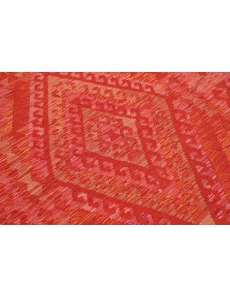 Hand Made Rug Kilim Afghanistan 128x172 Red Ora