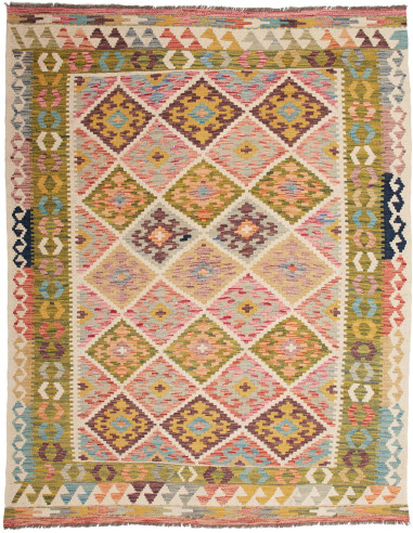 Hand Made Rug Kilim Afghanistan 155x200 Pastel
