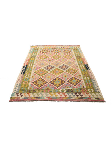 Hand Made Rug Kilim Afghanistan 155x200 Pastel