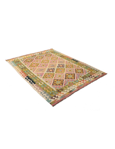Hand Made Rug Kilim Afghanistan 155x200 Pastel
