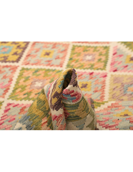 Hand Made Rug Kilim Afghanistan 155x200 Pastel