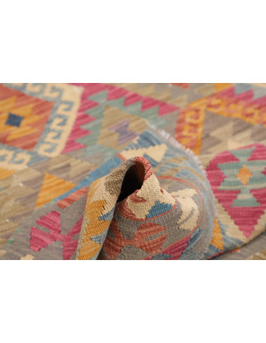 Tappeto Originale Kilim Afghanistan 126x180 Blu