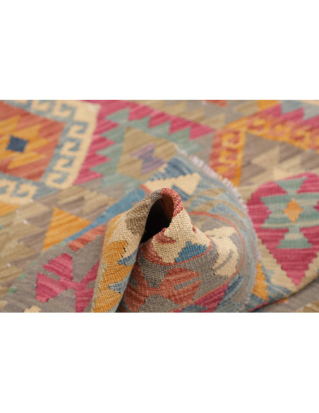 Tappeto Originale Kilim Afghanistan 126x180 Blu
