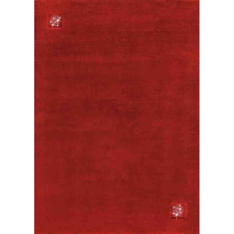 tappeto moderno Swarovski Princess red cm.170x240