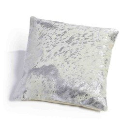 Tappeto Sitap Cuscino Pelle White-Silver