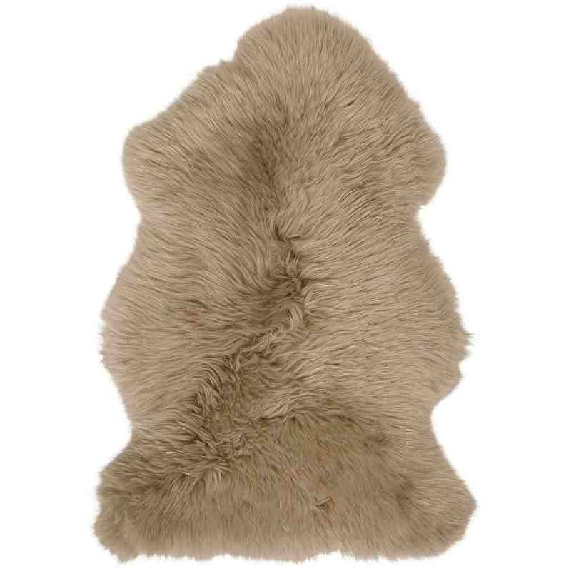 Tappeto Sitap Pelle Montone Beige