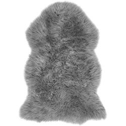 Tappeto Sitap Pelle Montone Grey