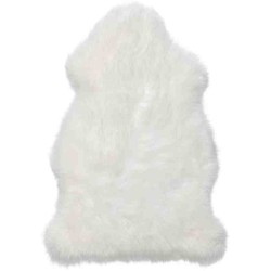 Tappeto Sitap Pelle Montone White