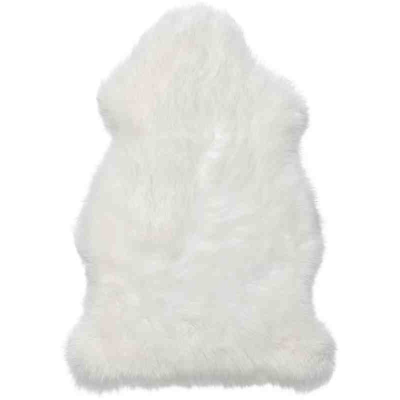 Tappeto Sitap Pelle Montone White