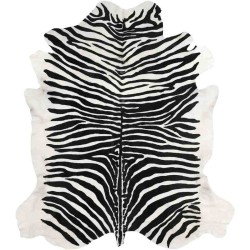 Tappeto Sitap Pelle Stampata Zebra