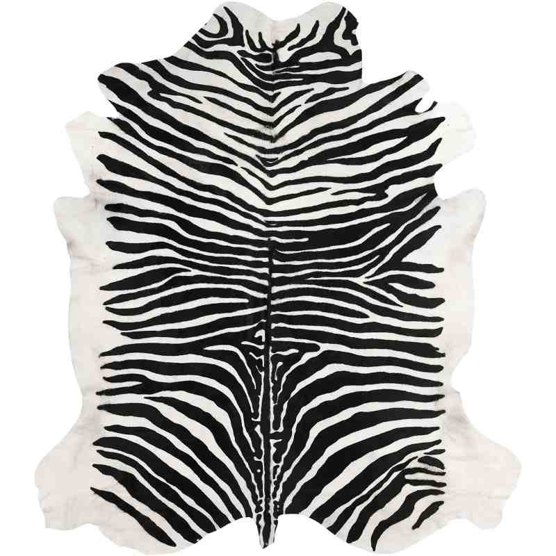 Tappeto Sitap Pelle Stampata Zebra