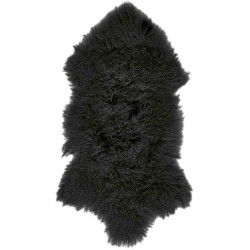 Tappeto Sitap Pelle Tibet Black