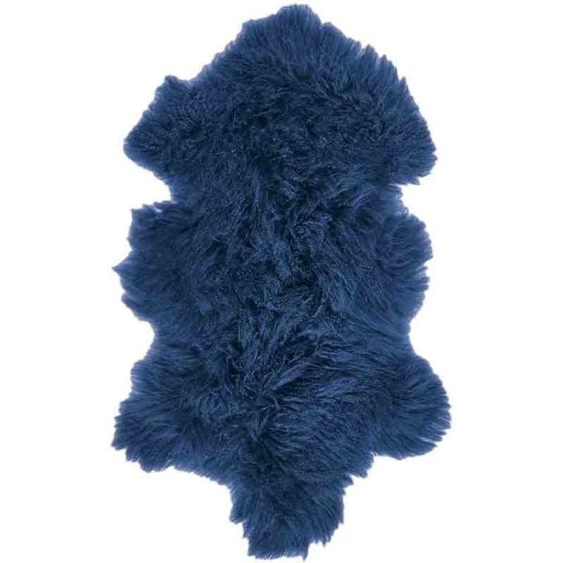 Tappeto Sitap Pelle Tibet Blue