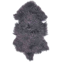 Tappeto Sitap Pelle Tibet Dark Grey