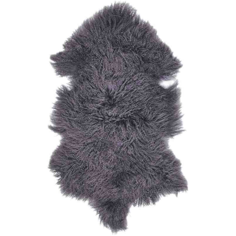 Tappeto Sitap Pelle Tibet Dark Grey