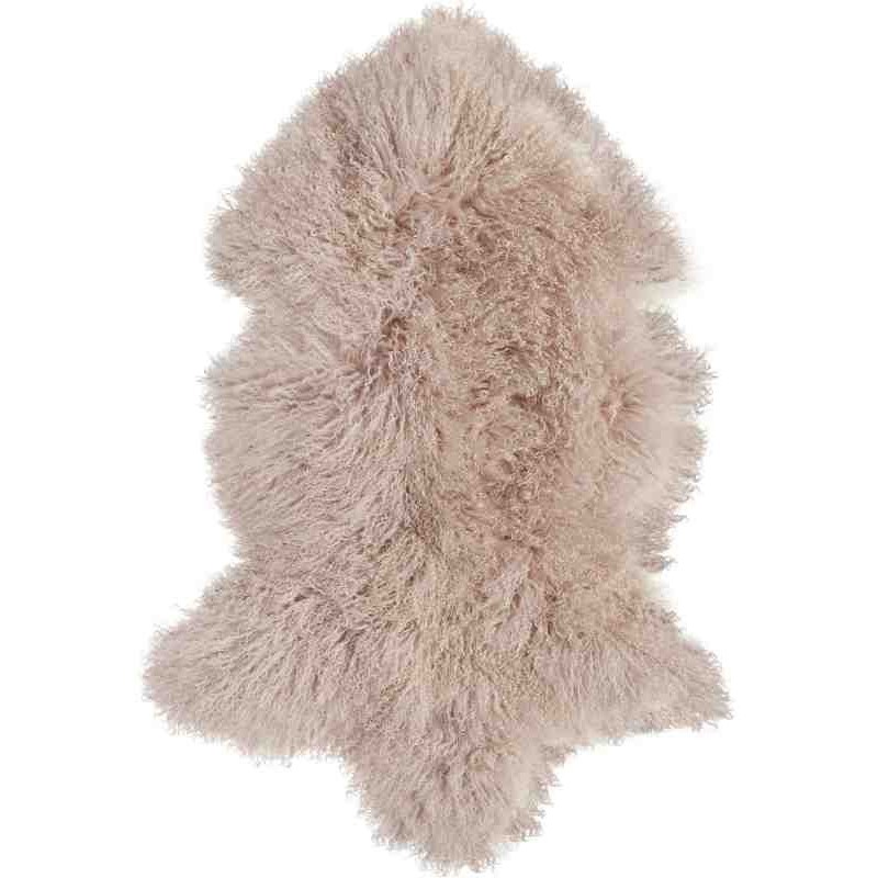 Tappeto Sitap Pelle Tibet Rose