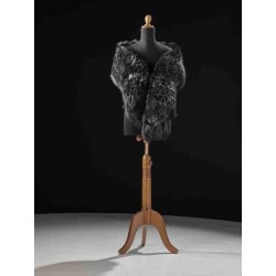 Tappeto Sitap Stola Montone Black