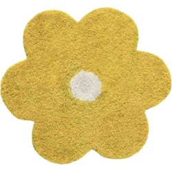 Tappeto Sitap Daisy 6010 Yellow Rotondo
