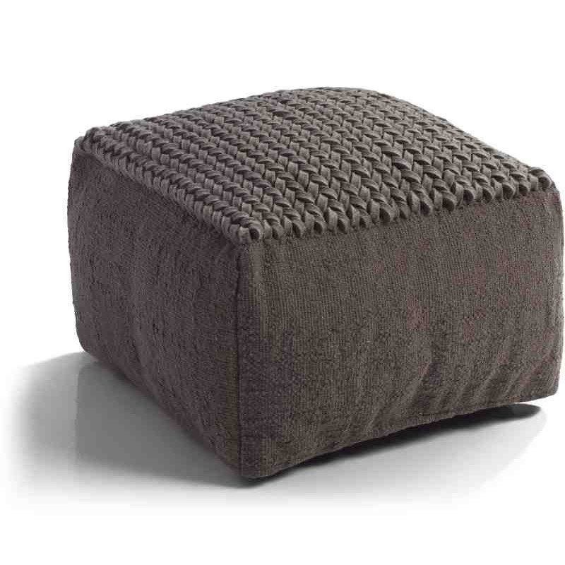 Tappeto Sitap Puff Helen Taupe 60X60X35