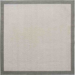 Tappeto Sitap Queen Crema Bordo Perla Quadrato